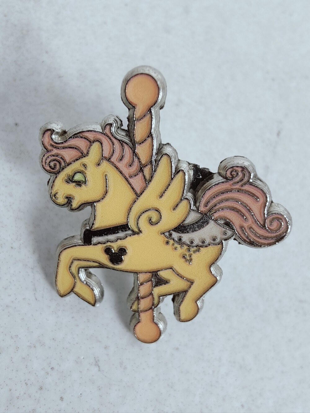 Disney SDR Shanghai 2017 Hidden Mickey Fantasia Carousel Horse Pin Brooch